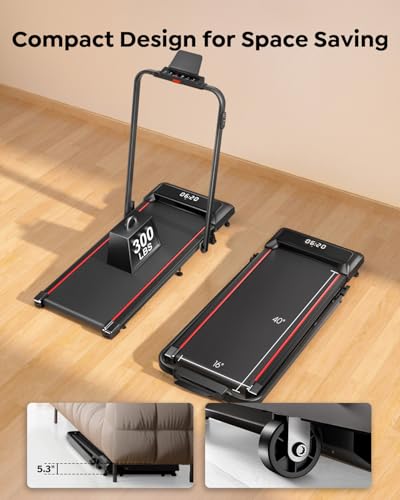 2 in 1 Foldable Under Desk Treadmill with Incline G214256
