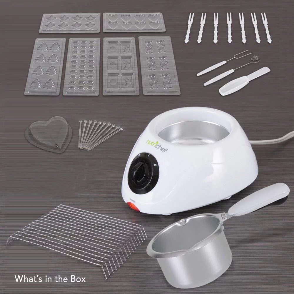 Chocolate Melting Warming Fondue Set with Removable Pot I251
