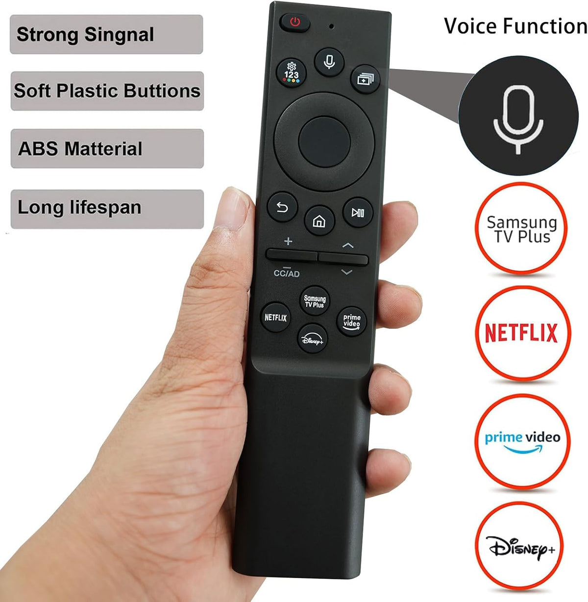 Remote Control for Samsung Smart TV J6448