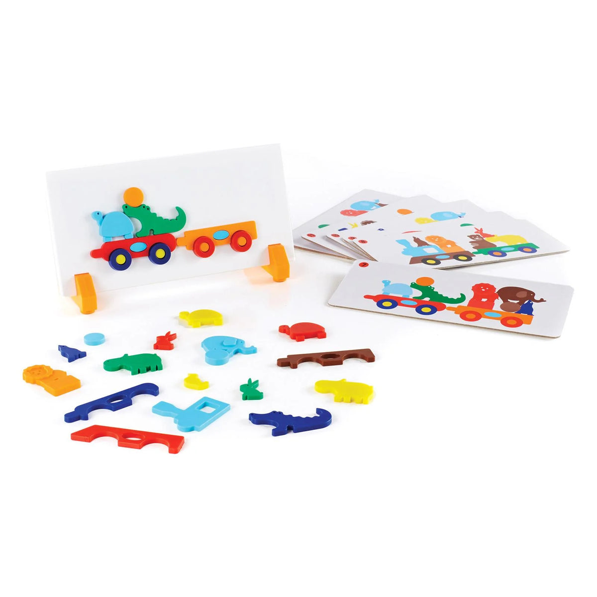40 Pieces Color and Shapes Matching Game O133483