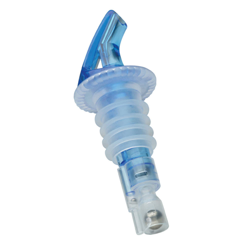 0.75 oz Ocean Blue Measured Liquor Pourer - 12/Pack C45749