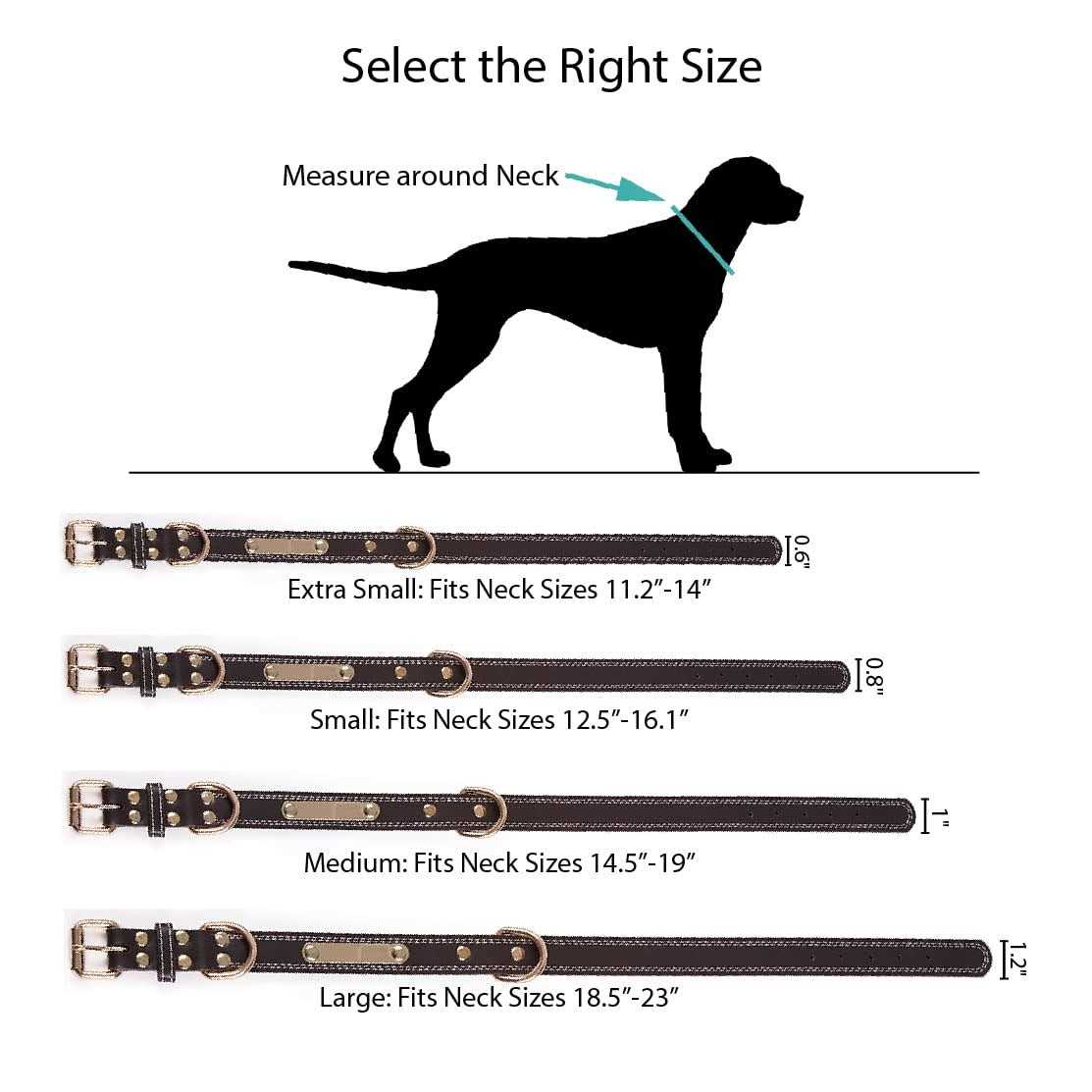 Personalized Engraved Soft Leather Dog Collar P684629
