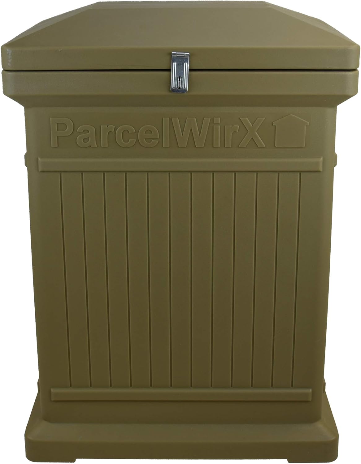 Oak Color Vertical Package Delivery Box with Lift Off Lid K49042