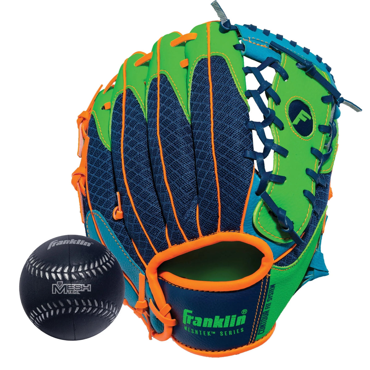 Kid's Glove and Ball Set Foam Baseball and T-Ball Mitt Righty F2394