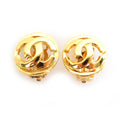 Pre-Owned Gold Metal Earrings U79356