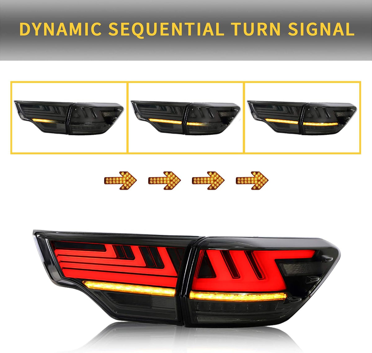 Smoked LED Tail Lights Z903110