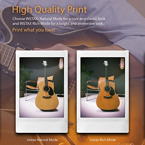 Black Hybrid Instant Camera Bundle with Instant Film M982
