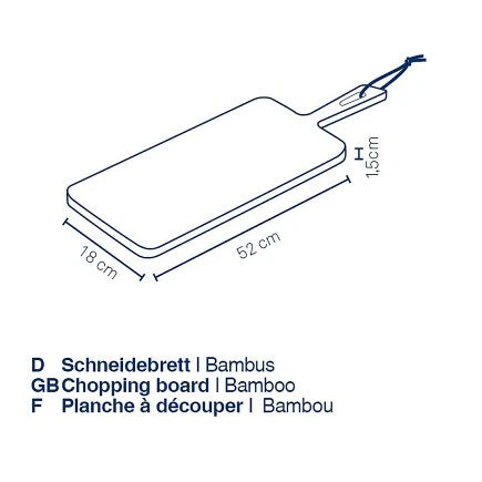 Chopping Board 52cm H654