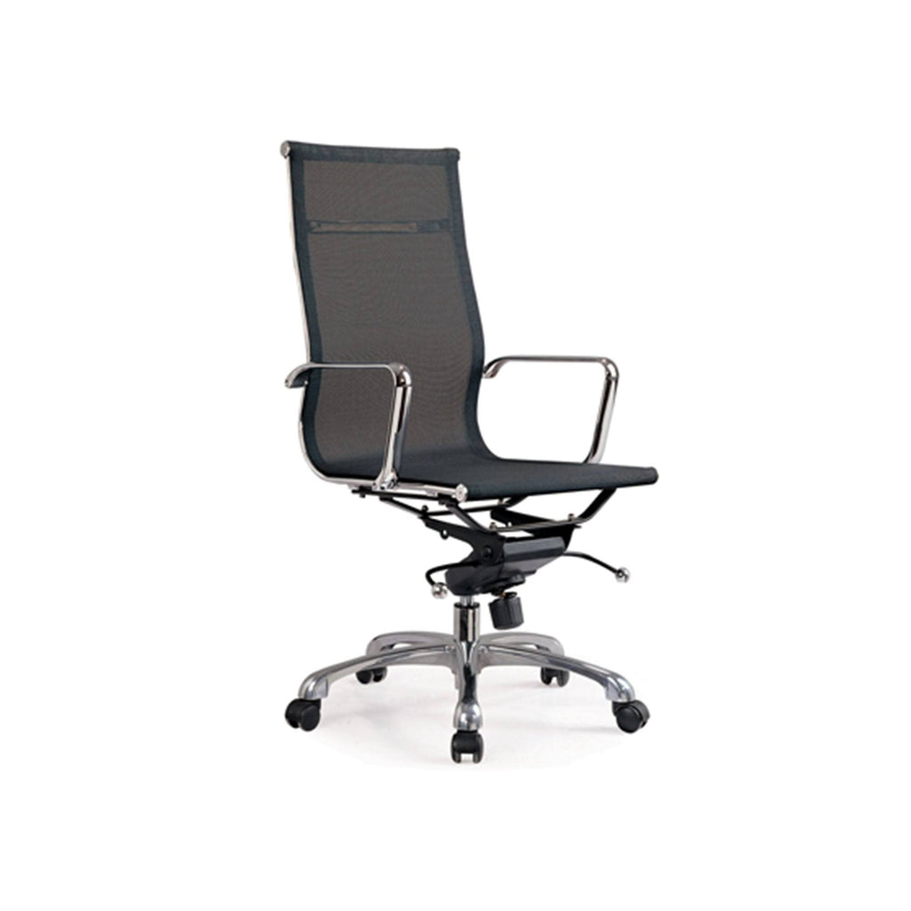 White Highback Ergonomic Mesh Swivel Office Chair A679