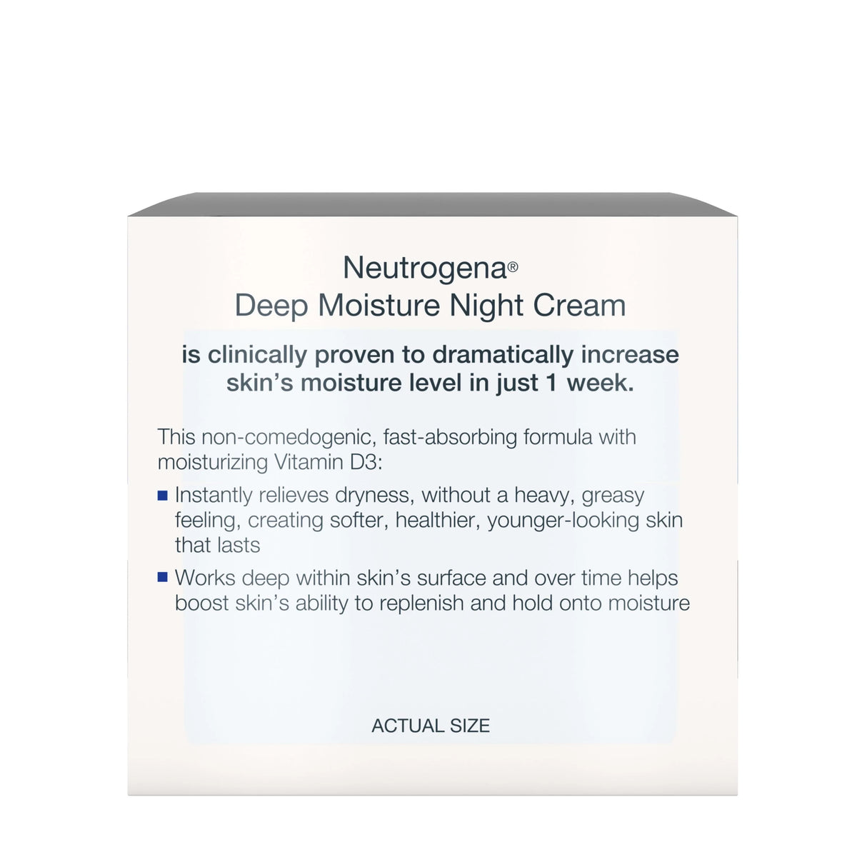 Deep Moisture Night Cream with Glycerin & Shea Butter, 2.25 oz F284