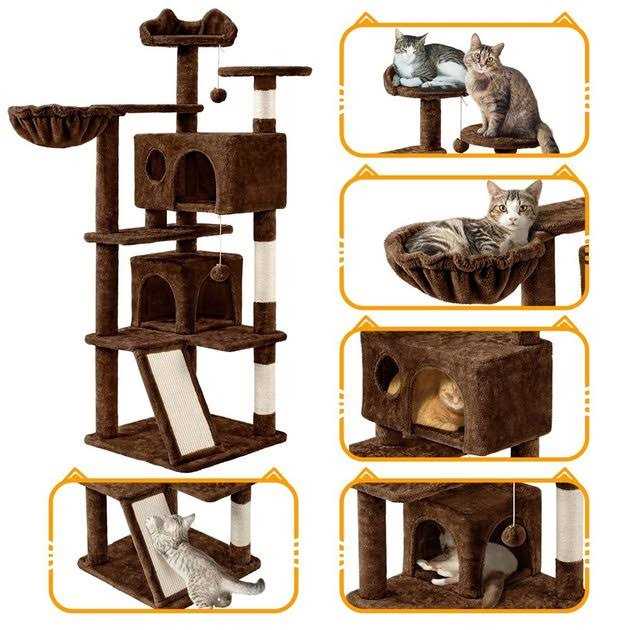 Plush Cat Tree & Condo G4629