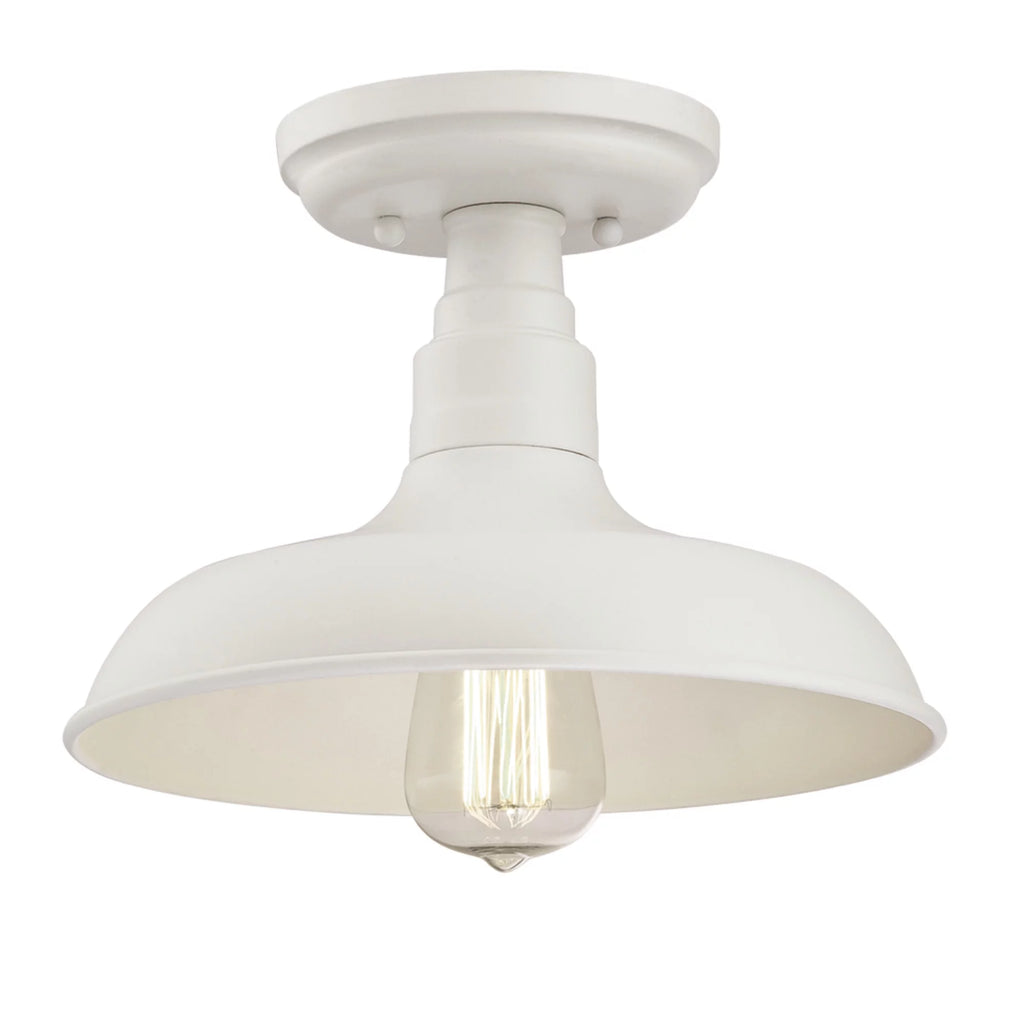 11-Inch Ceiling Light in Antique White Y662686