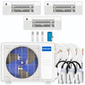 39,000 BTU 3 Zone Ceiling Cassette Ductless Air Conditioner and Heat Pump M212818