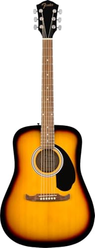 Black Dreadnought Acoustic Guitar with Gig Bag O1745