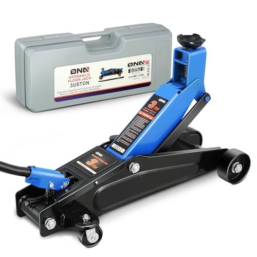 Low Profile Hydraulic Trolley Floor Jack, 2 Ton Capacity, Black Y645138
