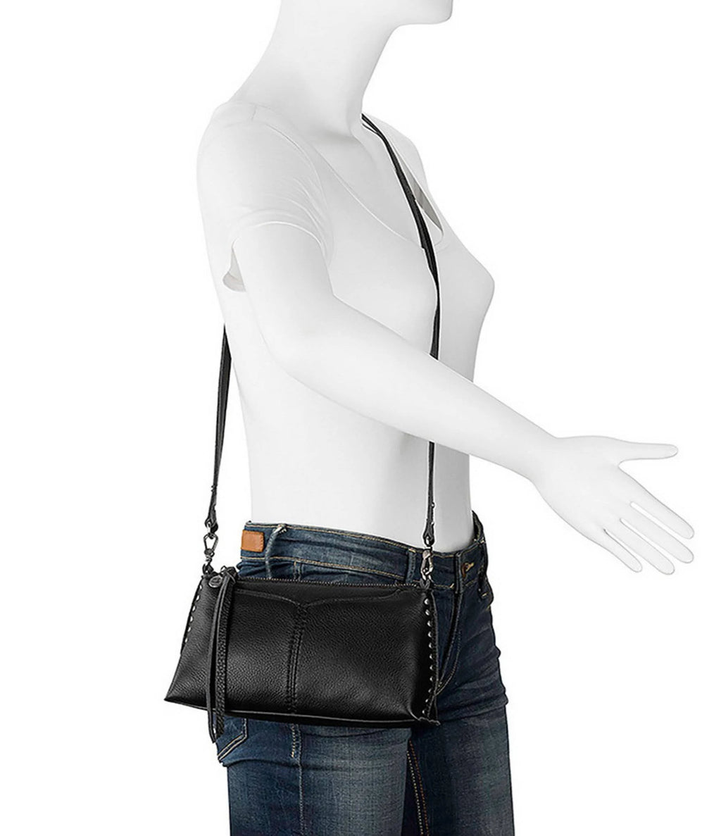 Indigo Leather Crossbody S899096