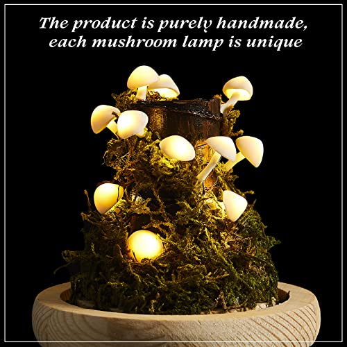 3.9 Inch Mushroom Glass LED Night Light L94656