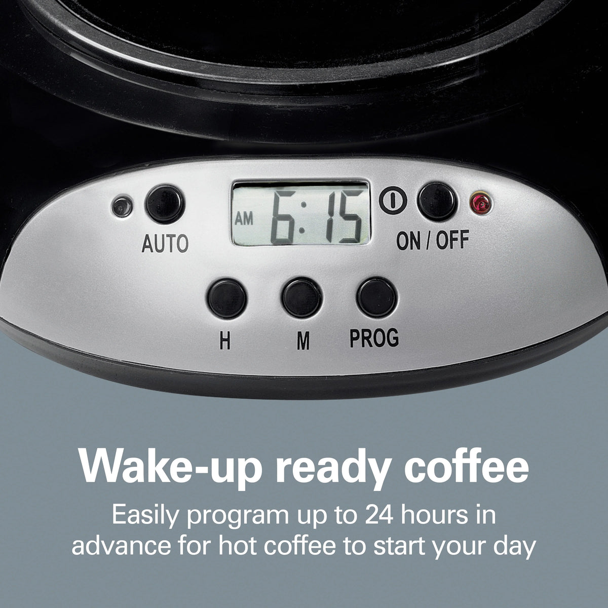 12 Cup Programmable Coffee Maker with Glass Carafe N835