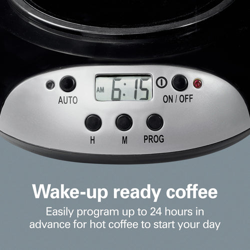 12 Cup Programmable Coffee Maker with Glass Carafe N835