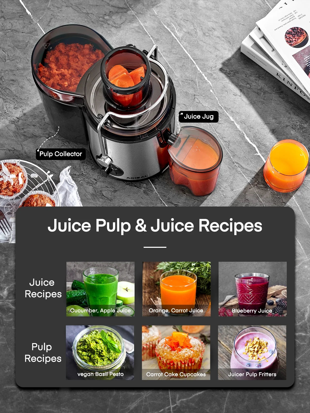 400W 3 Speed Juicer Machine T344899