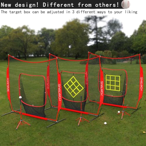 7 ft x 7 ft Baseball and Softball Net with Strike Zone K605