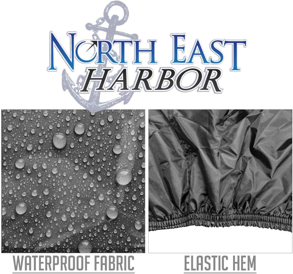 Waterproof RV Cover Fits Length 14'-16' Travel Trailer Camper with Zippered Panels C18210