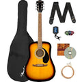 Black Dreadnought Acoustic Guitar with Gig Bag O1745