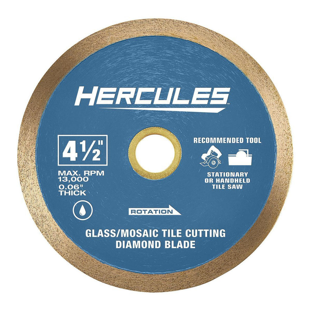 4-1/2 in. Glass and Mosaic Tile Cutting Diamond Blade J43281