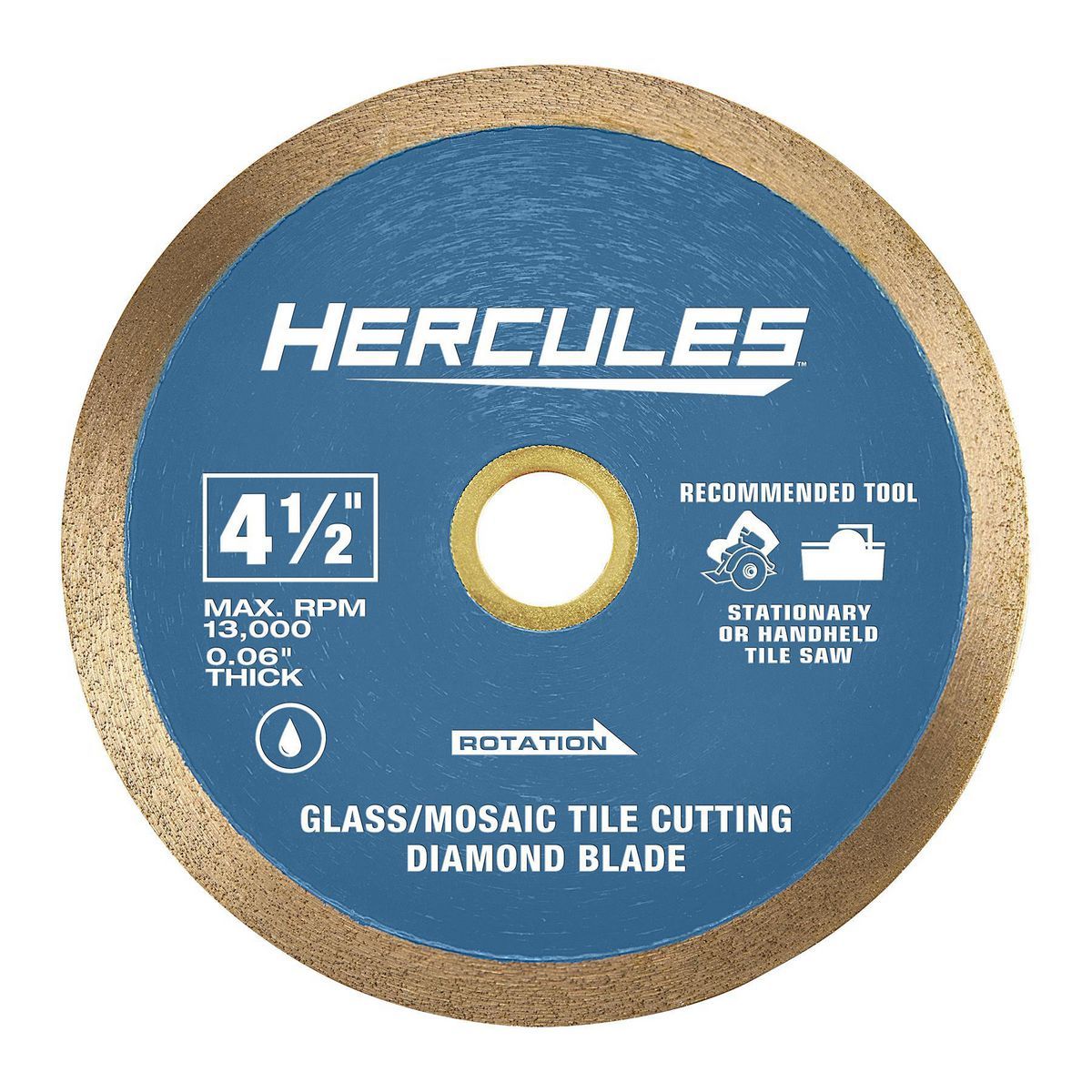4-1/2 in. Glass and Mosaic Tile Cutting Diamond Blade J43281