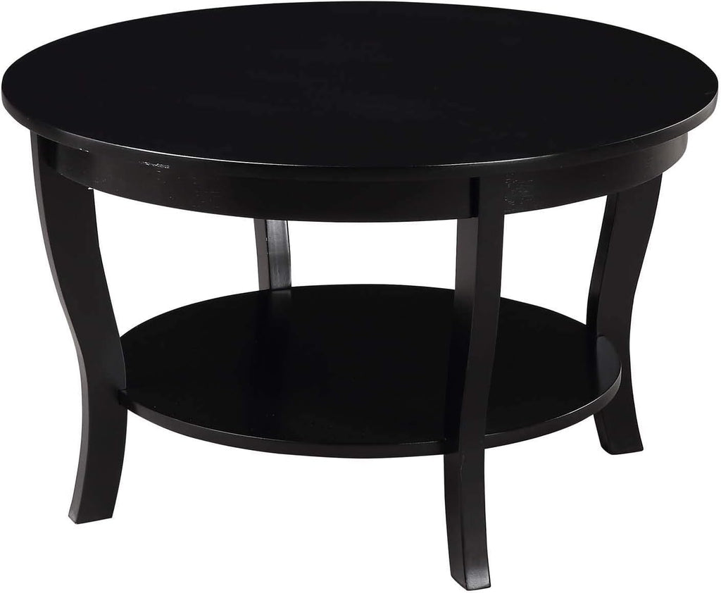 Black Round Coffee Table L521579