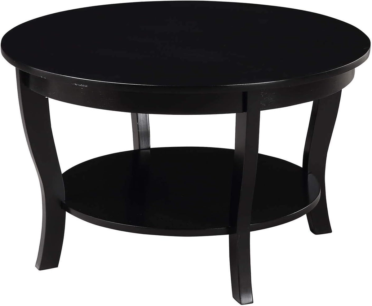 Black Round Coffee Table L521579