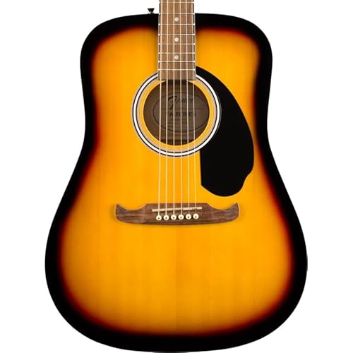 Black Dreadnought Acoustic Guitar with Gig Bag O1745