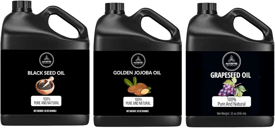 Black Seed Jojoba Grapeseed Oil Combo 32oz R905