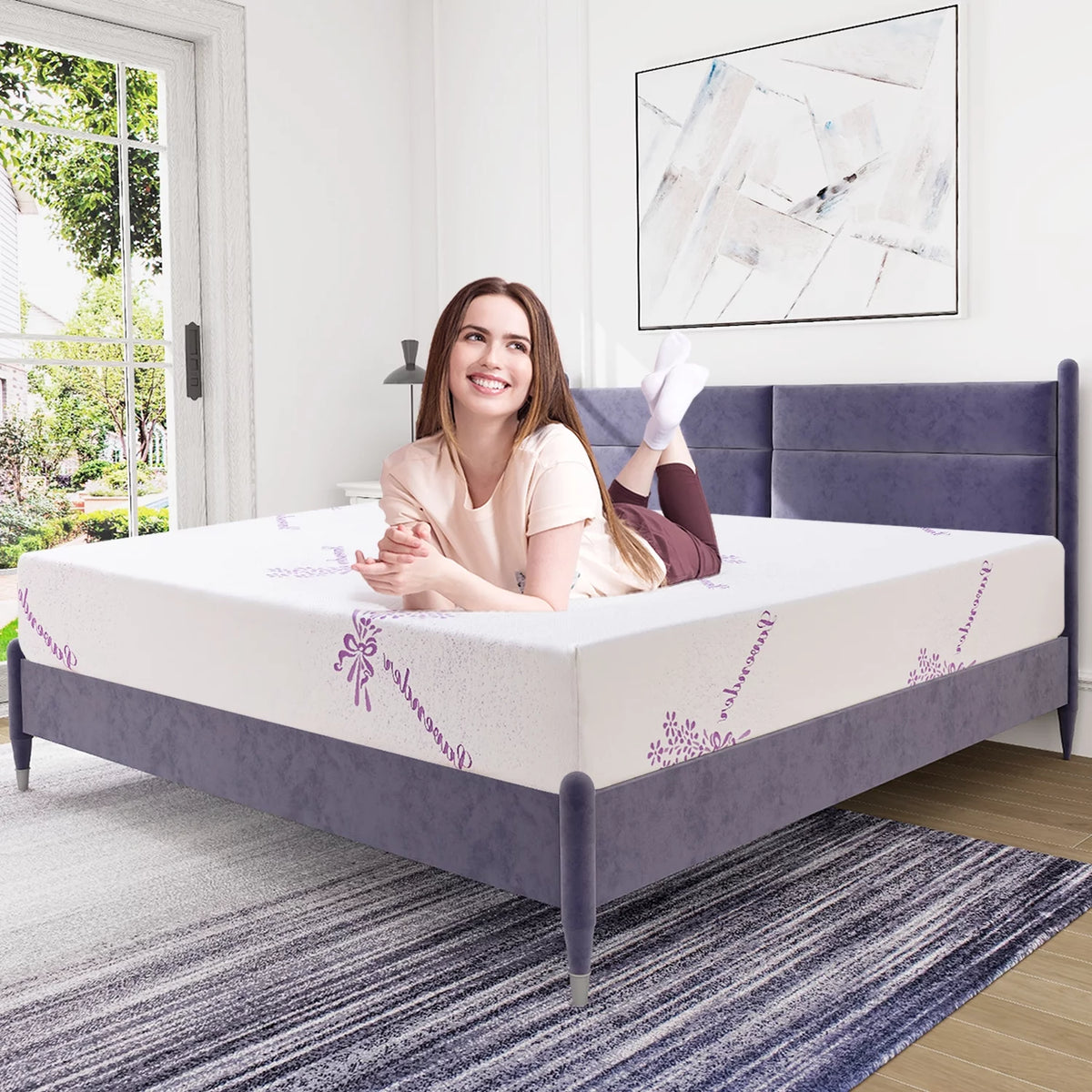 8 inches Twin Memory Foam Mattress Y932