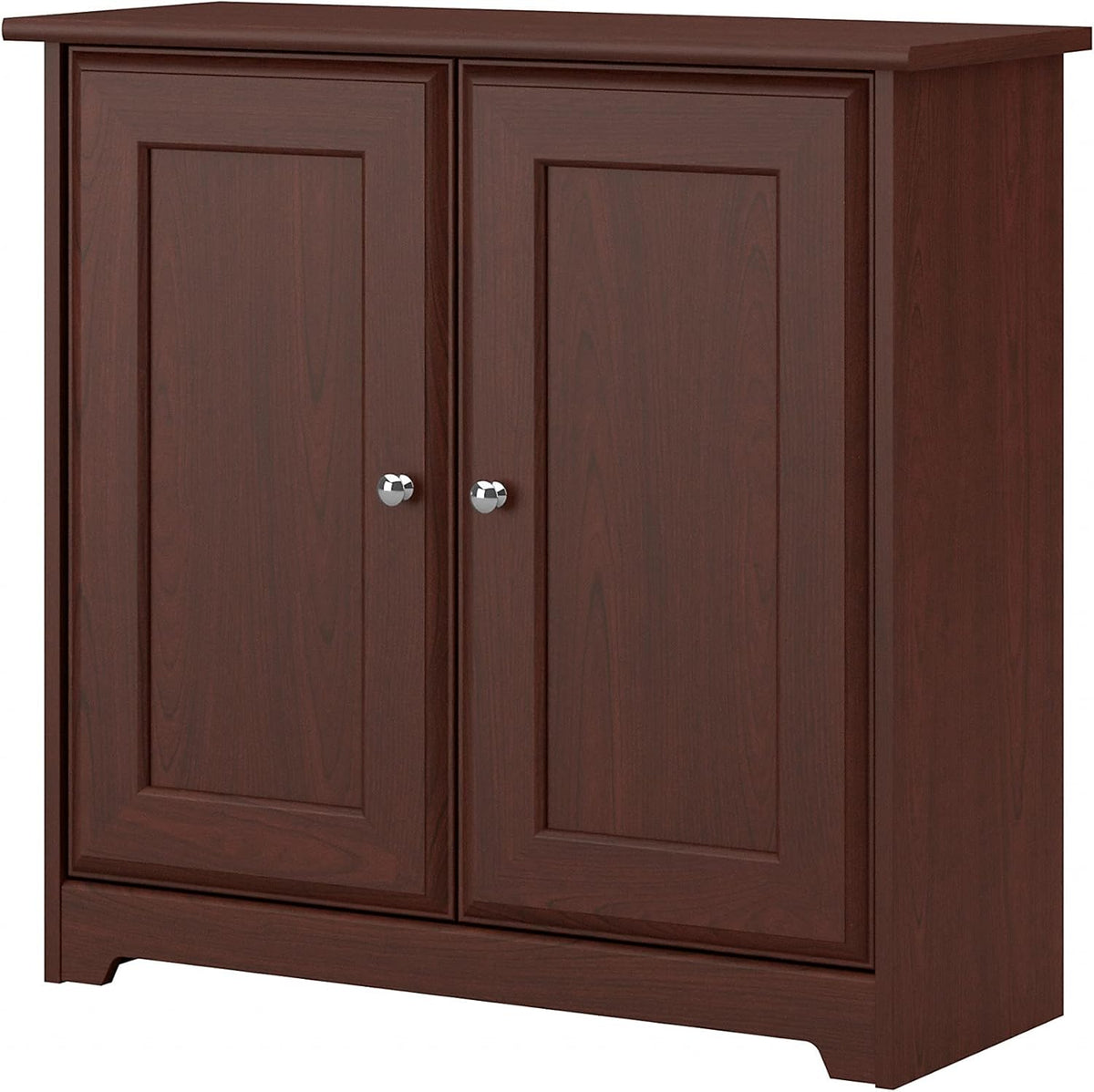 Espresso Oak Small Storage Cabinet with Doors X51387