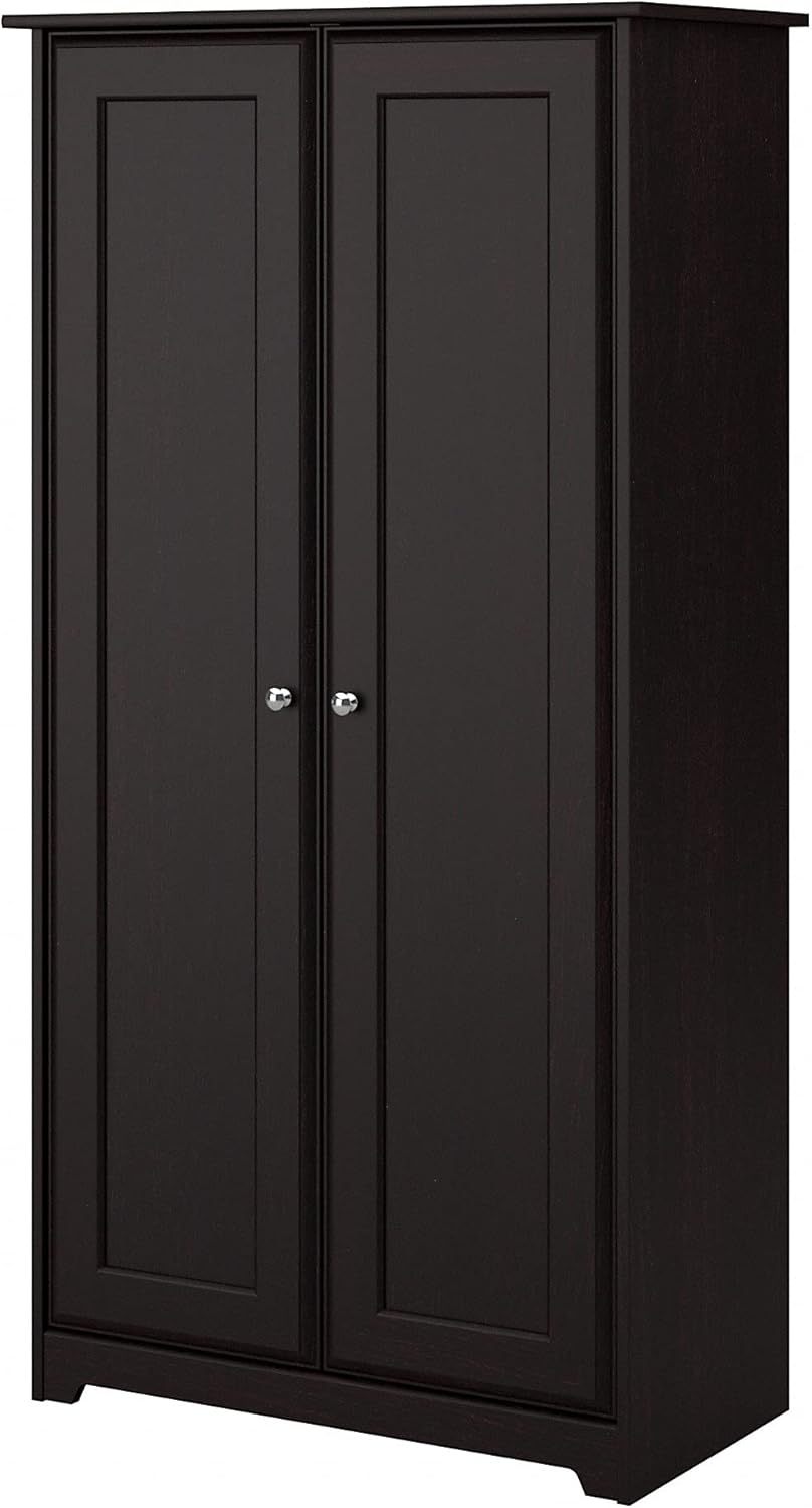 Espresso Oak Small Storage Cabinet with Doors X51387