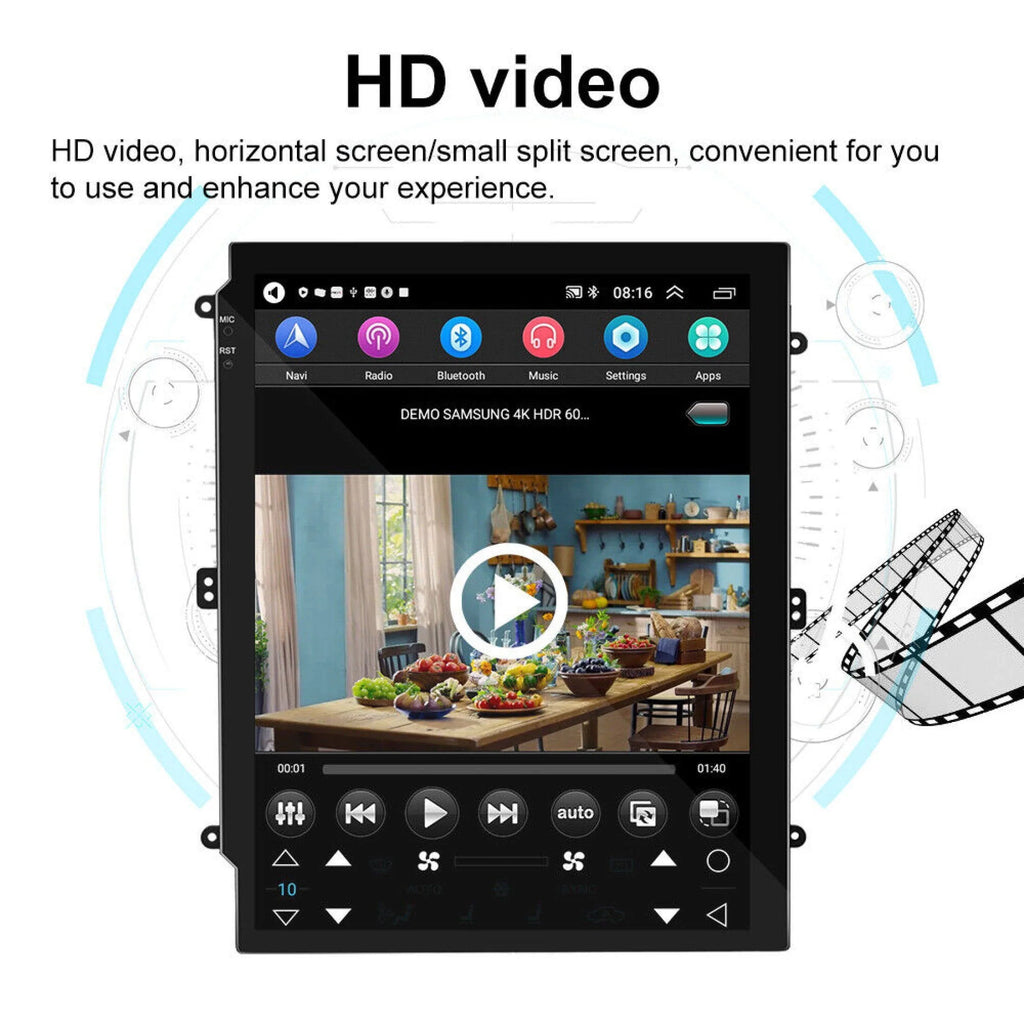 9.7 Car Stereo Radio Carplay GPS Navi BT FM Camera D6350
