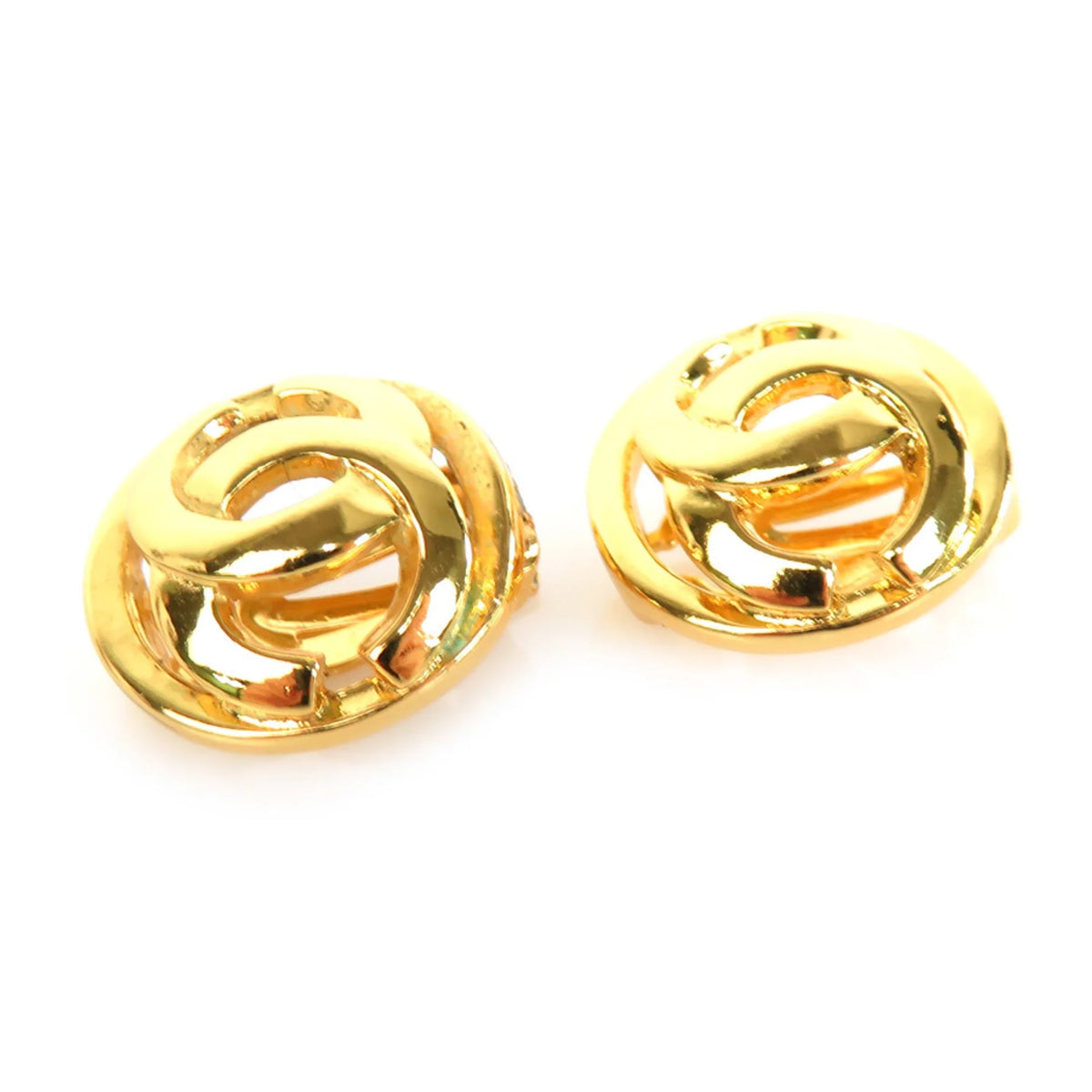 Pre-Owned Gold Metal Earrings U79356