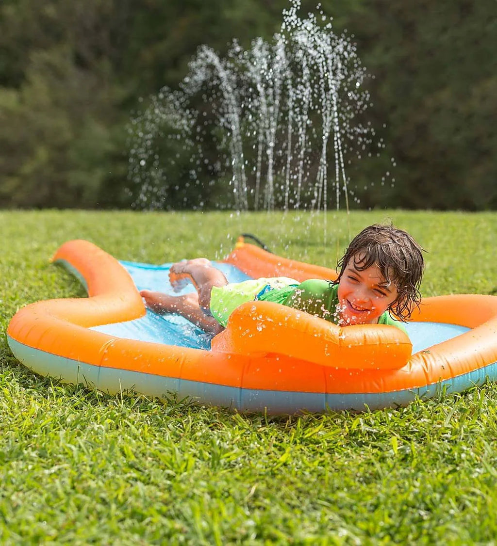 12-Foot Inflatable Water Slide with Splash Pool W543
