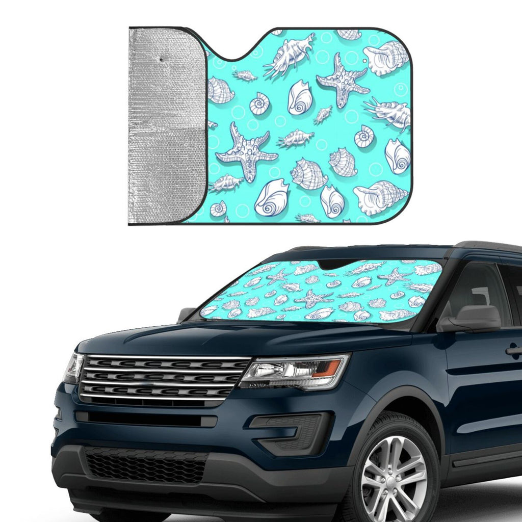 Small Foldable Car Windshield Sun Shade W19114