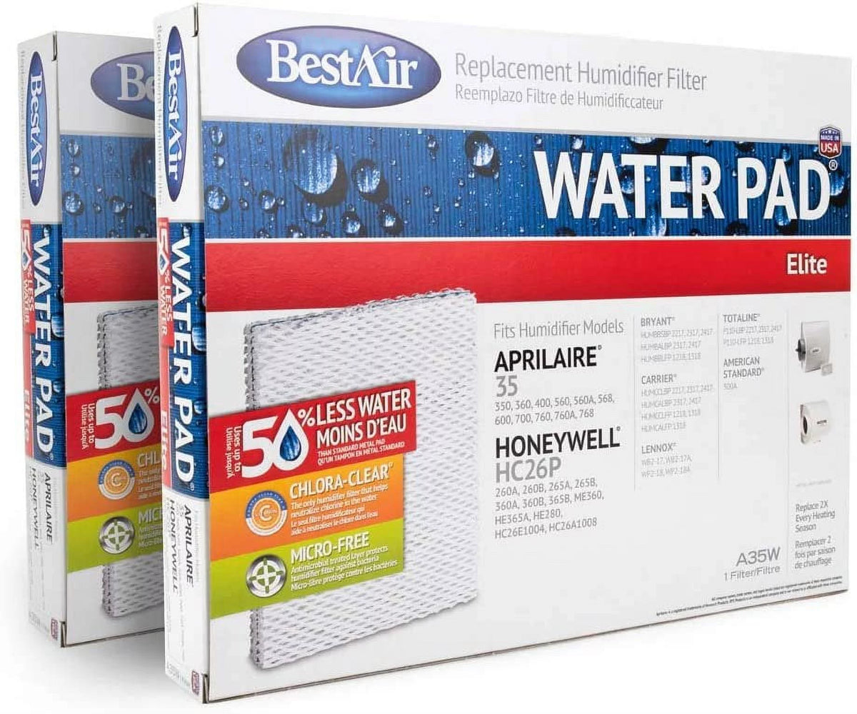 Replacement Humidifier Filter Water Pad, 2 Pack N152