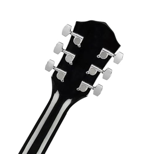 Black Dreadnought Acoustic Guitar with Gig Bag O1745
