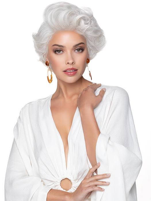 Tapered Curls Lace Front Wig Synthetic M493900