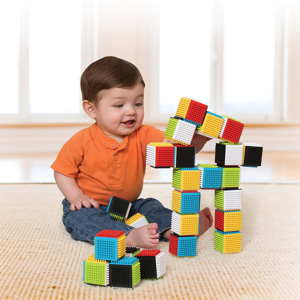 24-Piece Multicolor Sensory Blocks J9975