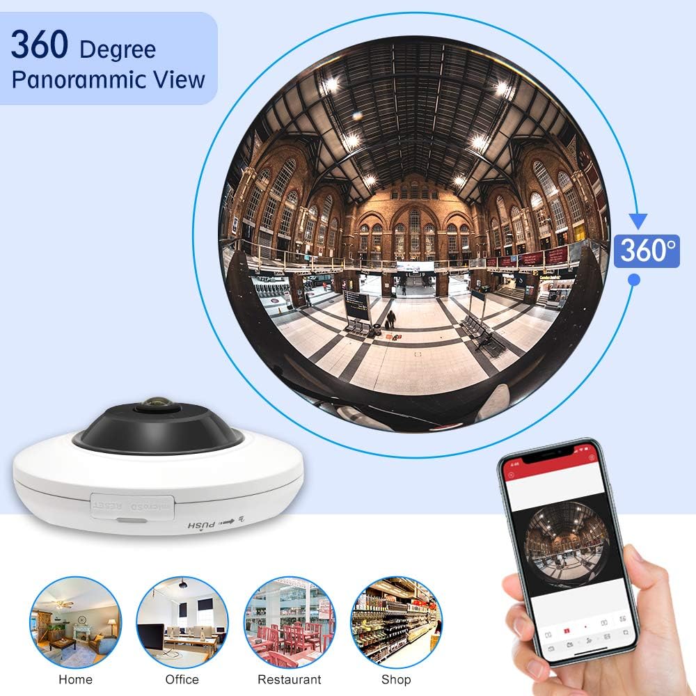 5 MP Fisheye Dome POE IP Camera P578500