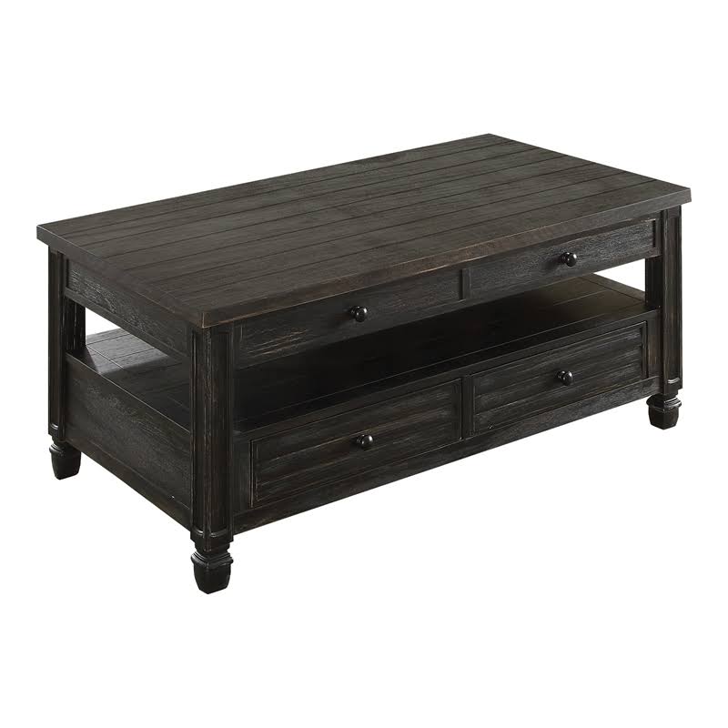 Antique Black Lift-Top Coffee Table O24515