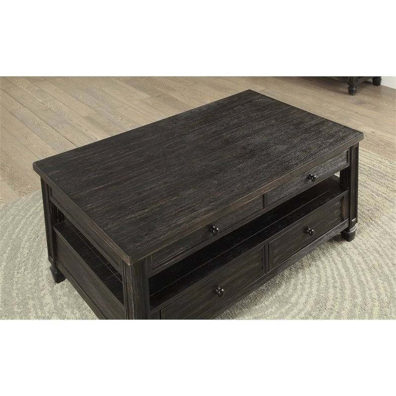 Antique Black Lift-Top Coffee Table O24515