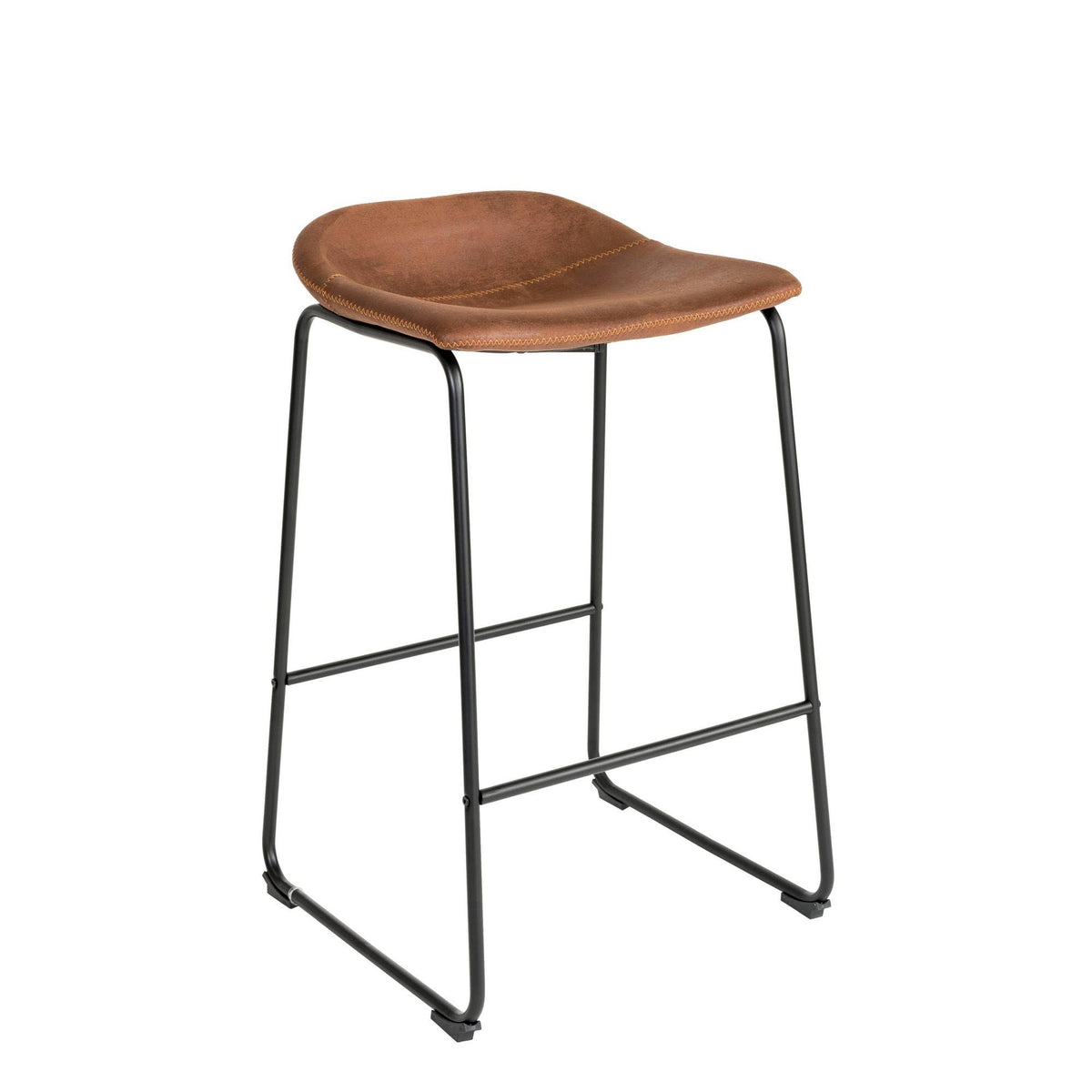 Brown Bar Stool Set of 2 H9468