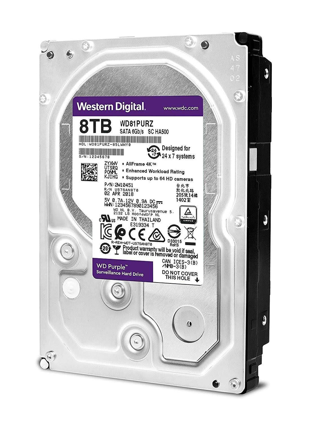8 TB Surveillance Internal HDD SATA 6Gb/s 5,400 rpm M172971