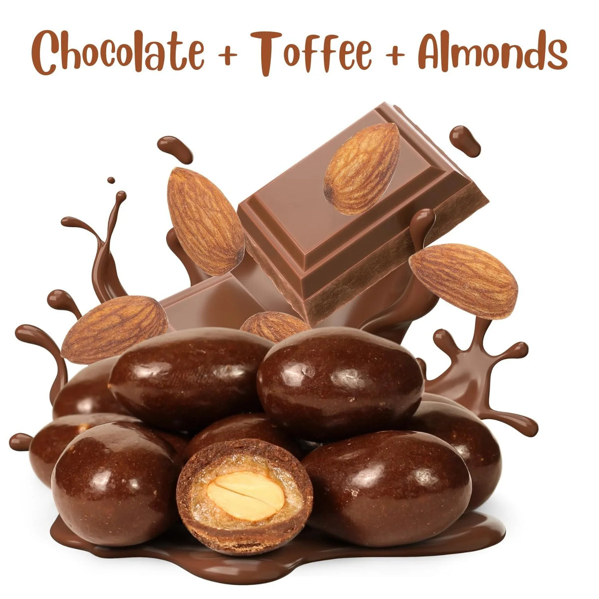 Milk Chocolate Toffee Coated Almonds 48 oz H88057